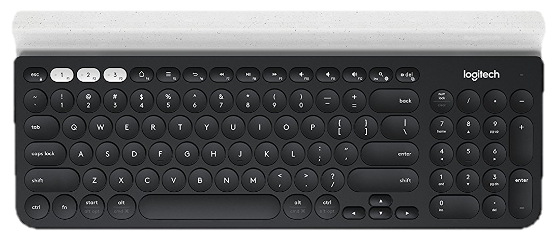 Teclado Compacto Klass Wireless Inalámbrico Español KB6751BK